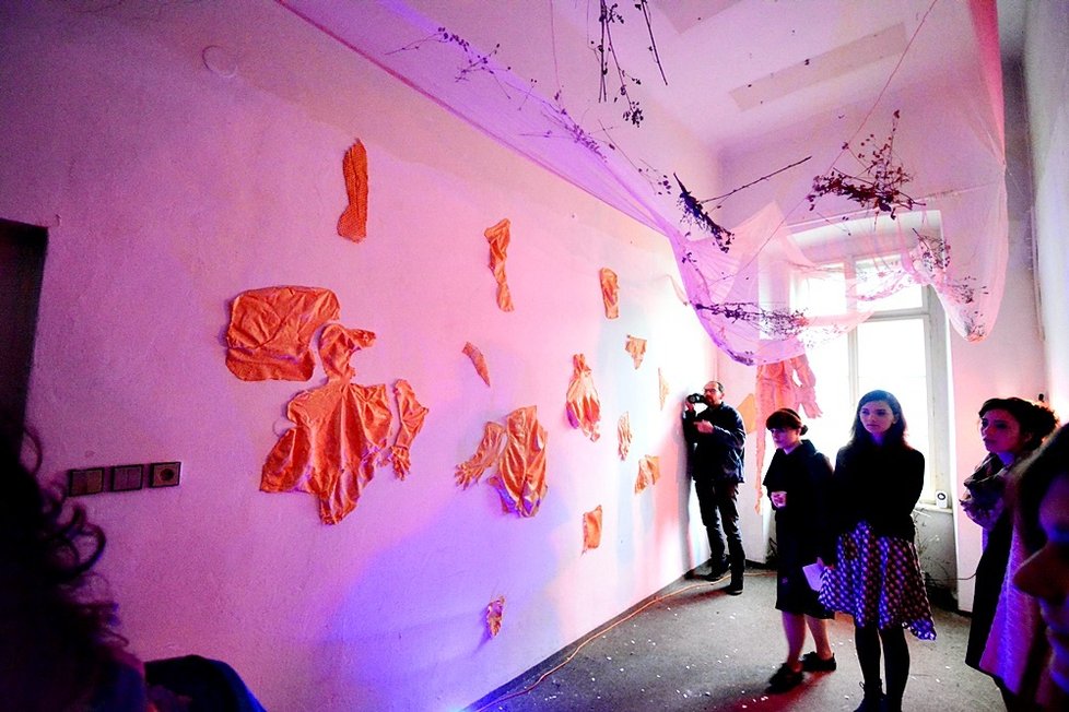 Svérázné instalace přehlídky mladého umění Pokoje jsou k vidění v Desfourském paláci do 17. listopadu 2019.