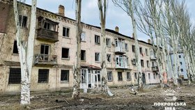 Bombardovaný Pokrovsk (březen 2024)