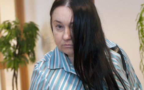 Barbora Polášková včera u soudu.