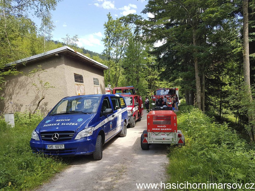 Polský paraglidista uvízl na stromě u Janských Lázní: O pomoc volal dvě hodiny