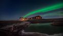 Hotel Rangá na Islandu má k pozorování polární záře ideální podmínky.