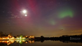 Polární záře na Kladensku