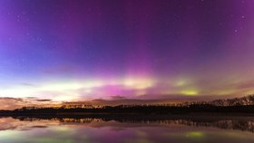 Polární záře na Kladensku