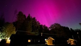 Polární záře v Česku: Výcvikové středisko Univerzity Karlovy Dobronice u Bechyně (10.5.2024)