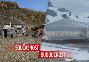 Do pěti let chtějí čeští polárníci postavit na Nelsonově ostrově v souostroví Jižní Shetlandy v Antarktidě již druhou českou vědeckou stanici. Ta současná je slepená ze starých ruských námořních kontejnerů.