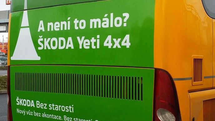 Polepová kampaň Škoda Bez starostí vznikla in-house