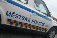 Brněnští strážníci si všimli auta převráceného na boku