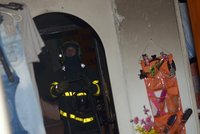 Složky IZS v Ostravě zaměstnal požár bytu