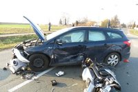 Nehoda si v Hradci Králové vyžádala život motorkáře