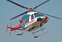 Rakouská cyklista odmítla ošetření v české nemocnici, vrtulník LZS vzlétl zbytečně