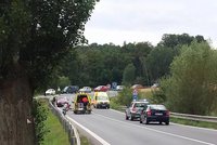 Lidský život si v Šumperku vyžádal střet motocyklu s cyklistou