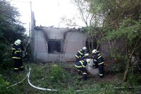 Při zásahu u požáru domu nalezli hasiči na Přerovsku lidské tělo
