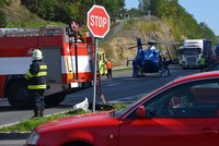 U nehody v Mladé Boleslavi zasahovaly dva vrtulníky LZS