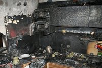 Ranní požár kuchyně v rodinném domě zaměstnal čtyři jednotky hasičů