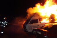 Hasiče v Brně zaměstnaly požáry aut