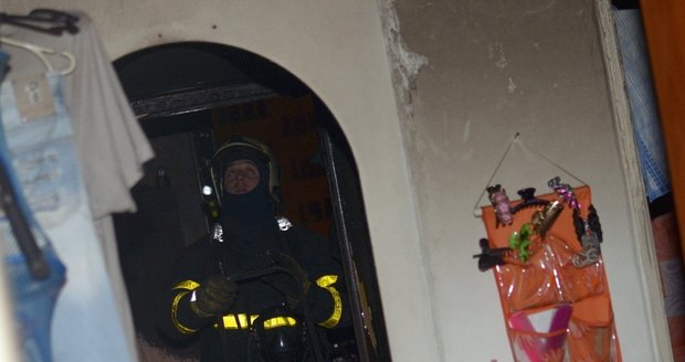 Složky IZS v Ostravě zaměstnal požár bytu