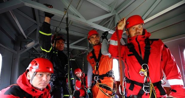 Pražští a středočeští lezci hasičů se zúčastnili výcviku na Slovensku