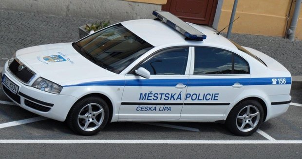 Agresivní muž napadl strážníky v České Lípě francouzskou holí