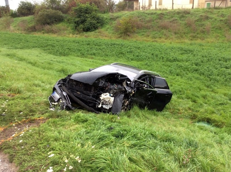 Složky IZS zaměstnala u Pohořelic nehoda dvou vozidel