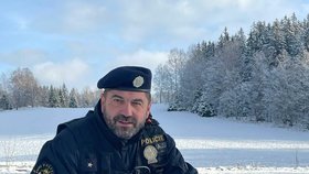 Policejní pes Exel s psovodem Václavem Mlejnekem