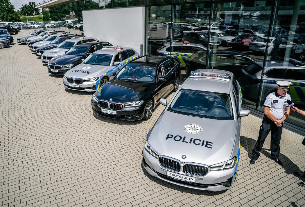 Policejní BMW 540i xDrive Touring