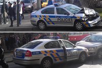 Honička jako z akčního filmu: Řidiče kradeného vozu zastavil až policejní zátaras!
