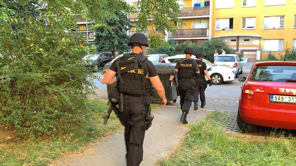 Muž vyhrožoval sousedům, že začne střílet. Policie ho zadržela.