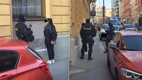 Policie v centru Prahy zadržela čtyři cizince.