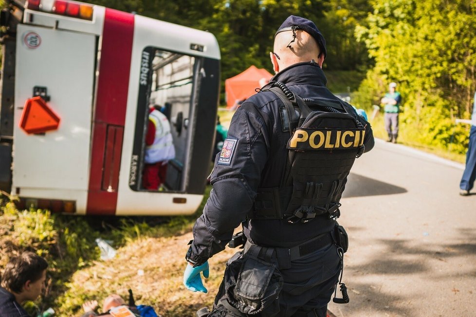 Policie v Olomouci.