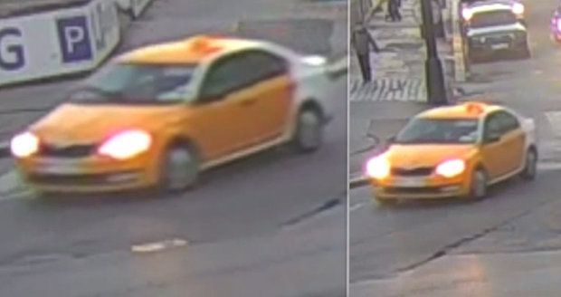 Policisté pátrají po řidiči vozidla v provedení taxi, který 25. února srazil ženu na přechodu a způsobil ji zlomeninu kotníku.