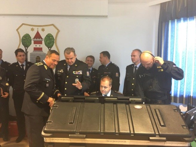 Česká a rakouská policie na společném cvičení Bez hranic 2017
