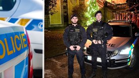 Holčičky (9 a 10) se v Chomutově propadly ledem: Zachránili je policisté David a Vladimír