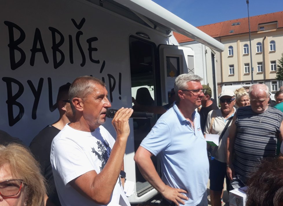 Babiš při současné kampani