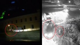 Narkoman se snažil policistům v brněnské Líšni ujet, z auta vyskočil, a to pak nabouralo do domu.