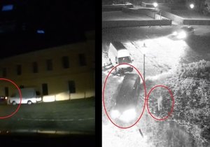 Narkoman se snažil policistům v brněnské Líšni ujet, z auta vyskočil, a to pak nabouralo do domu.