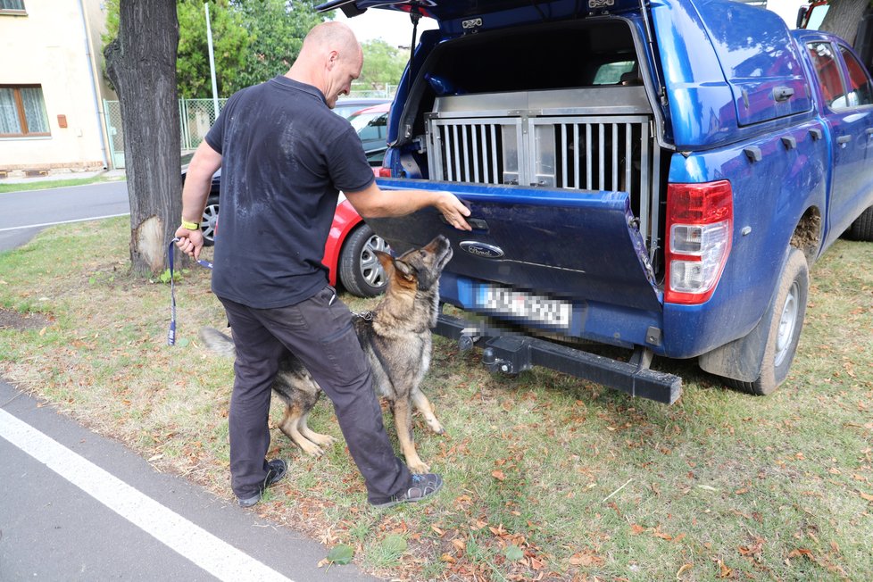 Policie pátrá v bydliště 7 let pohřešované Jany Paurové. Na místě pracuje i pes speciálně vycvičený na hledání mrtvol