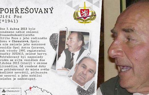 Jiří Poc z Chomutova před lety záhadně zmizel: Policie nepochybuje, že se stal obětí vraždy