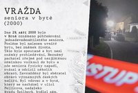 Vrah před 22 lety v Brně zabil sběratele (†91) umění: Svázaného seniora našli ve vykradeném bytě