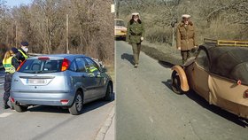 Ani filmový vrchní tudy neprchl, teď to zkouší Pražané. Policisté si ke kontrolám vybrali známé místo z filmu Vrchní, prchni!