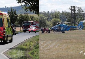 Drama na Praze-západ: Dívku zavalil kůň, cyklista zemřel při nehodě. U obou probíhala TANR.