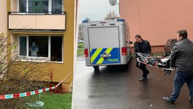 Policisté v Litoměřicích vyšetřují úmrtí muže z přízemního bytu.