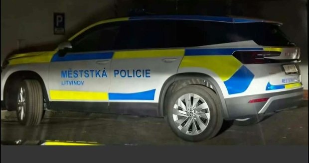 Litvínovská policie to na sítích schytala za polep„měststká policie“