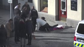 Kolemjdoucí se strážníky pomohli ženě, jež na ulici dostala epileptický záchvat.