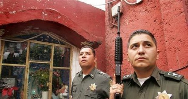 Mexická policie - ilustr. foto