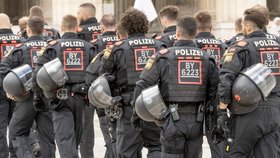 Německá policie v Mnichově