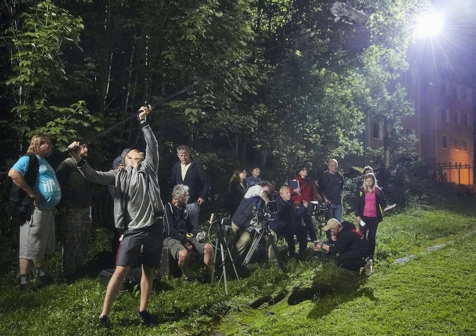 Třetí řada Policie Modrava: První den strávili filmaři na place dlouhých dvanáct hodin.