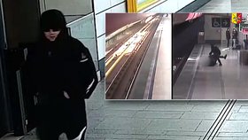 Pražští policisté pátrají po muži, který napadl seniora ve stanici metra Střížkov. Útok se odehrál 25. února 2021.