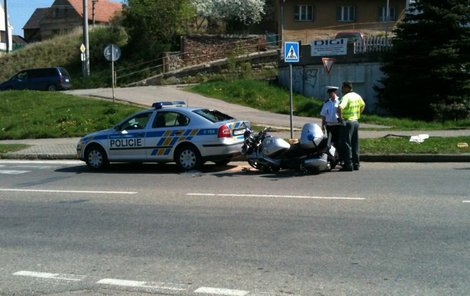 Kuriózní nehoda policistů z Vlašimi