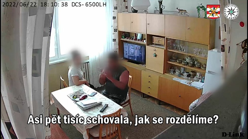 Hlavní organizátor minimálně dvou krádeží na Brněnsku se domlouvá se svou komplickou na okradení neslyšící stařenky.