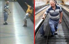 Policie žádá o pomoc! Poznáte útočníka, který strčil muže (57) do kolejiště metra?